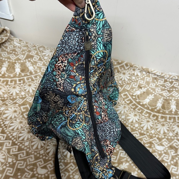 Artistic Patterned Backpack with Black Straps main image 6